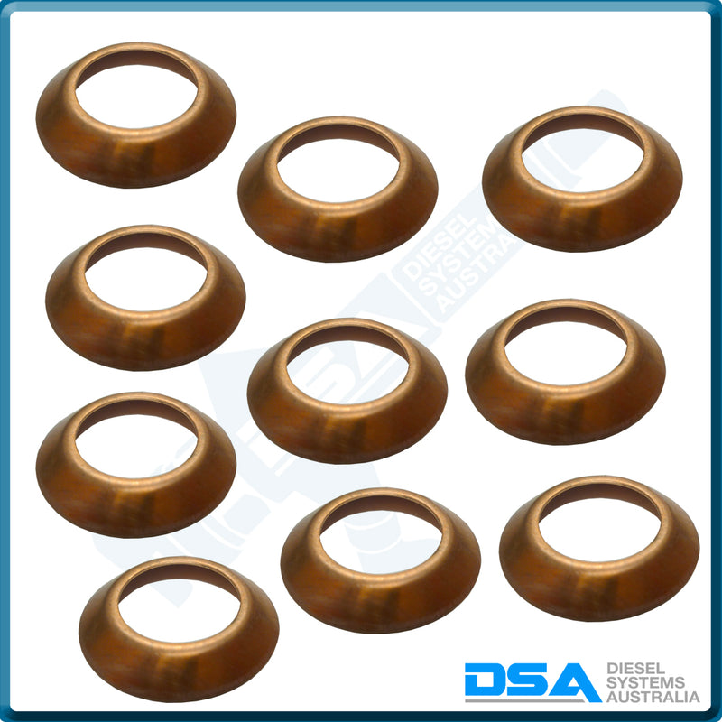 DC064NG Aftermarket Copper Heat Shield Washer (18.65x11.1x3mm) {PKT-10}