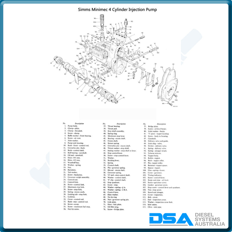 506651-KIT Aftermarket Delphi Pin, Roller & Bush Kit