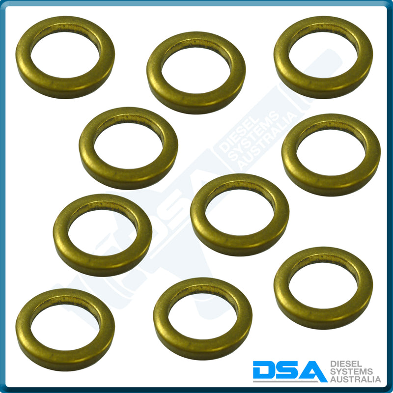 11176-64010S Aftermarket Toyota Brass Washer (18x12.5x2.5mm) {PKT-10}
