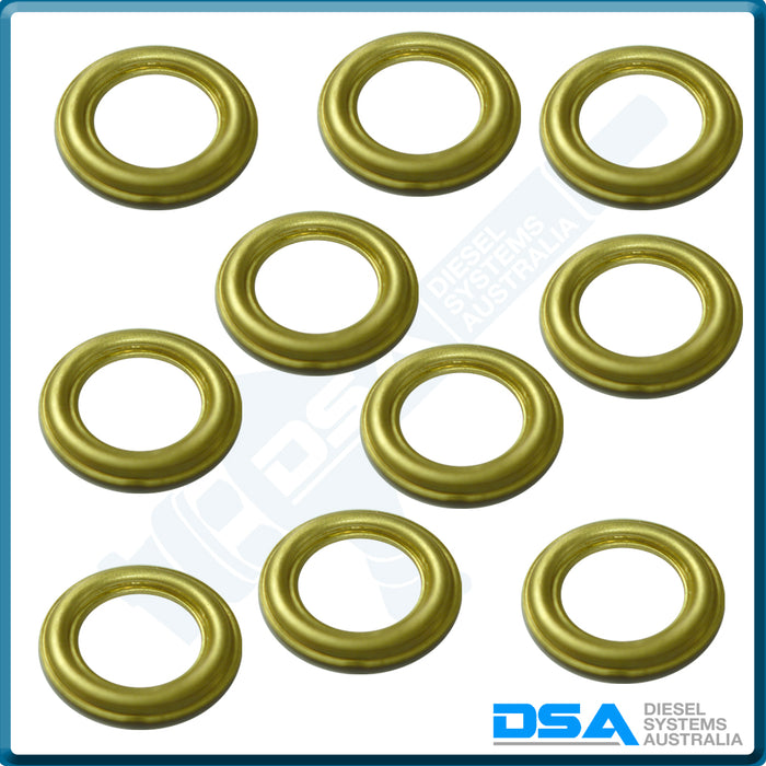 11177-56010NG Aftermarket Toyota Brass Heat Shield Washer (14.25x8.8x1.3mm) {PKT-10}