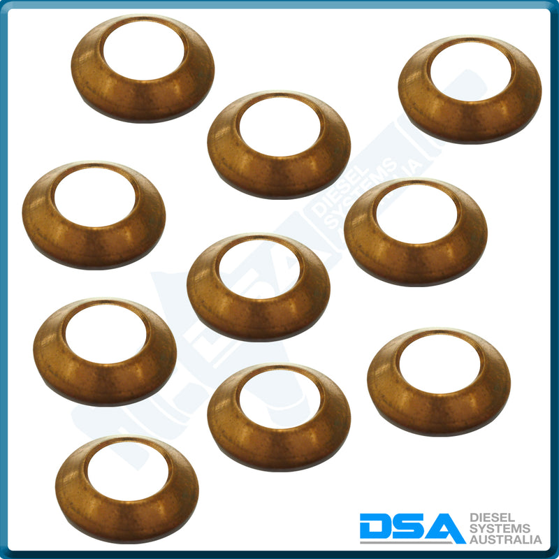 11177-78010S Aftermarket Toyota Copper Heat Shield Washer (19.5x11x3.5mm) {PKT-10}