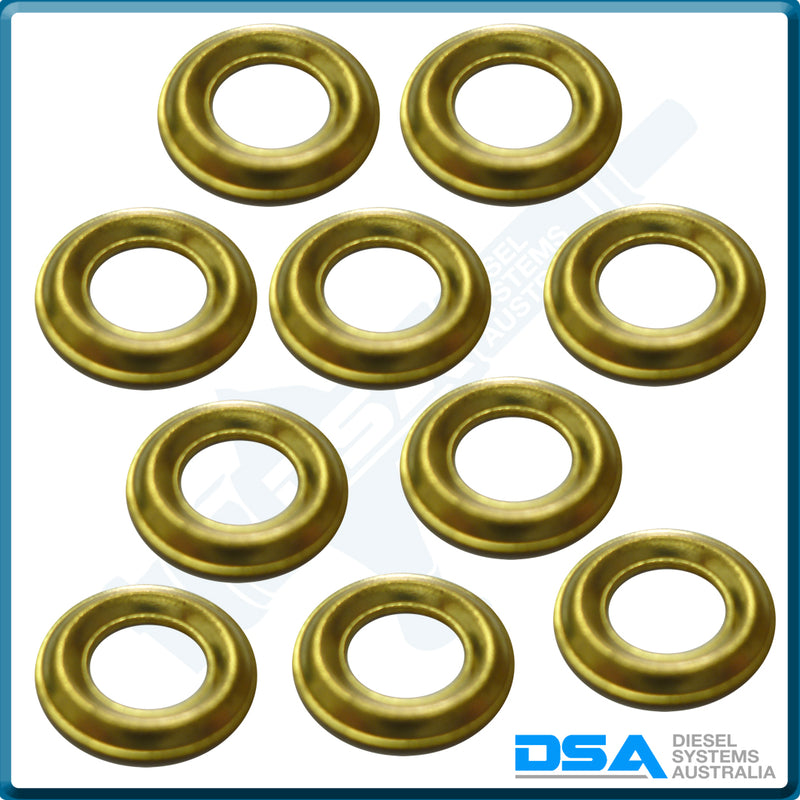 11178-56010NG Aftermarket Toyota Brass Heat Shield Washer (14x7.4x1.3mm) {PKT-10}