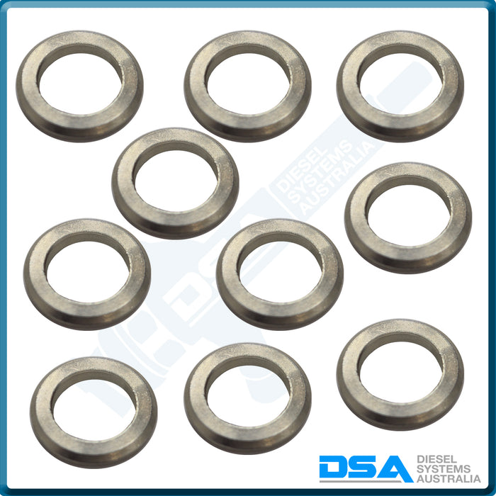 119625-11880NG Aftermarket Steel Yanmar Injector Washer (16.5x10.7x2.35mm) {PKT-10}