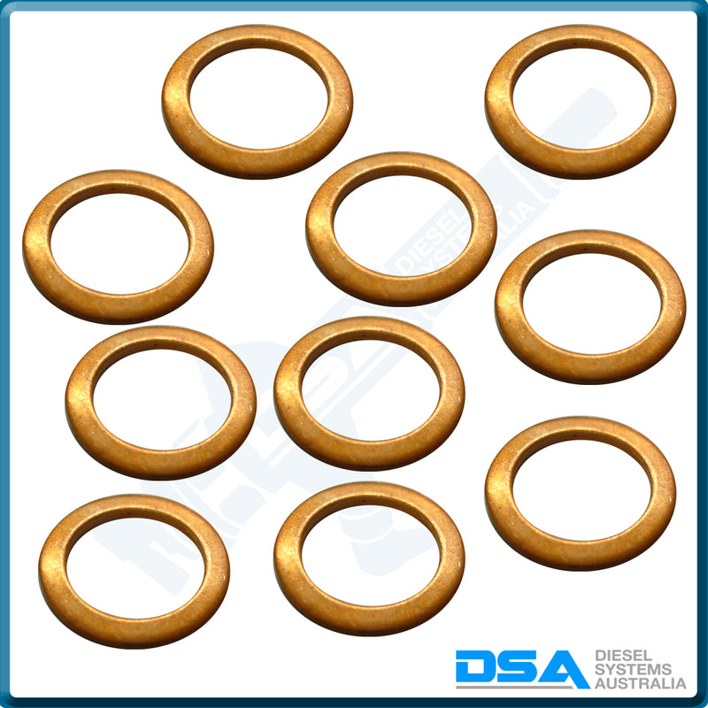 2 916 710 610NG Aftermarket Bosch Copper Washer (20x14x1.5mm) {PKT-10}
