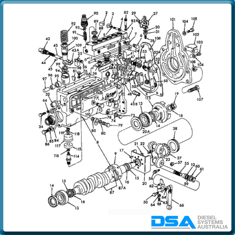 23949-KIT Aftermarket Delphi Pin, Roller & Bush Kit