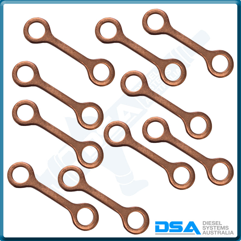 3903380NG Aftermarket Copper Double Leak Off Washer (10x6x12mm) {PKT-10}