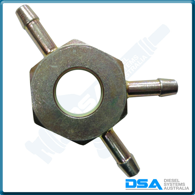 51263 Leak Off Injector Return Fuel (27mm Toyota 3 Pipe)