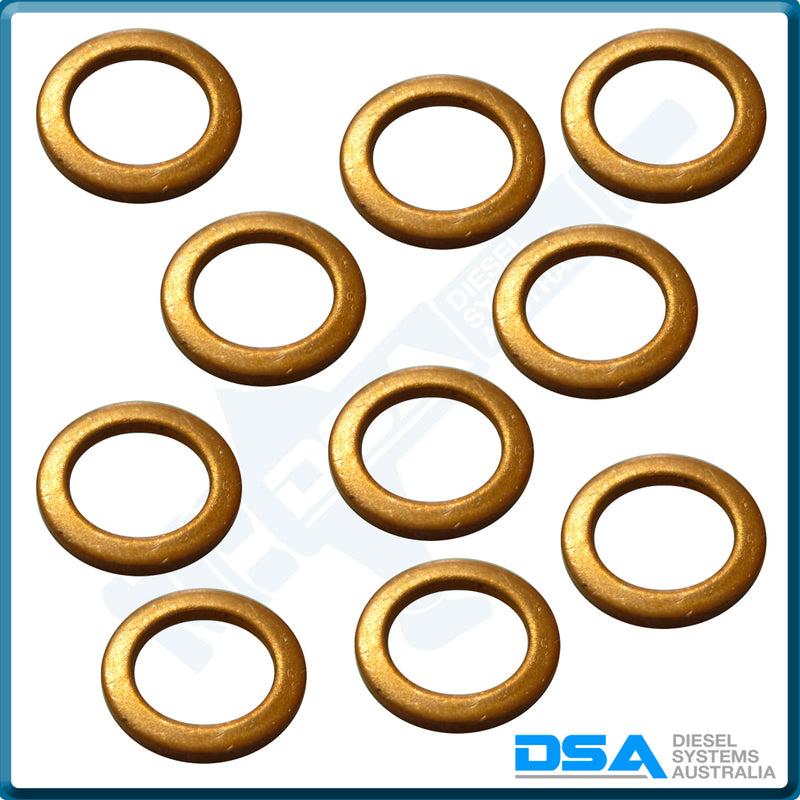 52254-01 Aftermarket Copper Washer (15x10x1.5mm) {PKT-10}