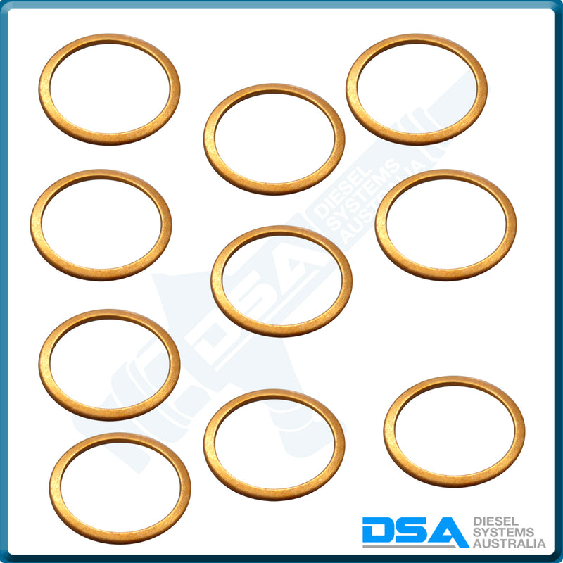 768043NG Aftermarket Copper Washer (23x17x1mm) {PKT-10}
