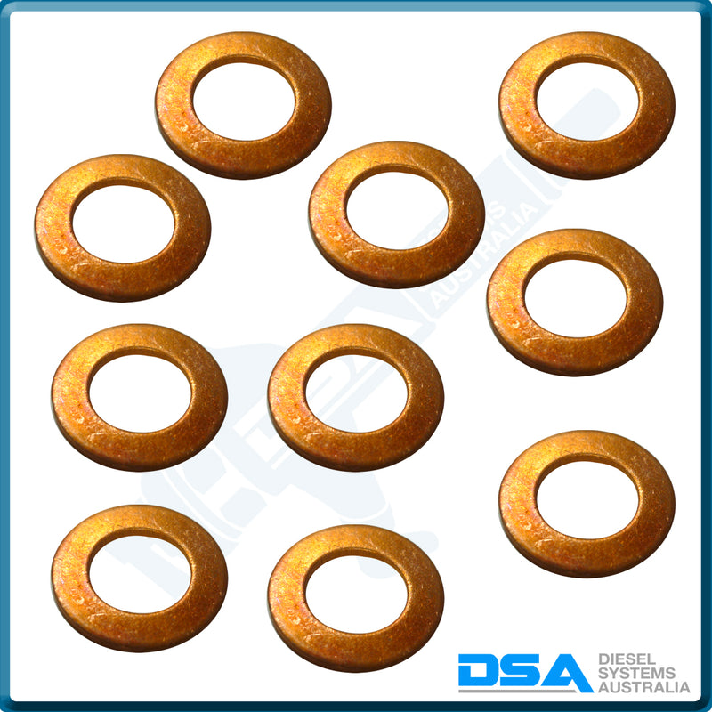 52312 Aftermarket Copper Nozzle Base Washer (18x10x1.5mm) {PKT-10}