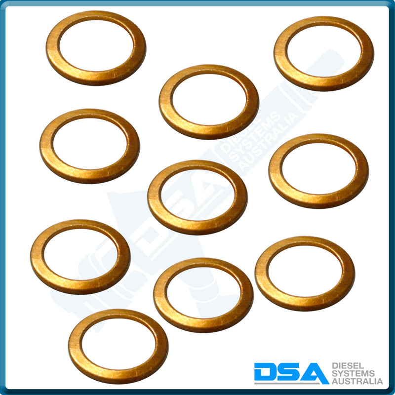 ED0046700820-SNG Aftermarket Copper Nozzle Base Washer (19x14x1mm) {PKT-10}