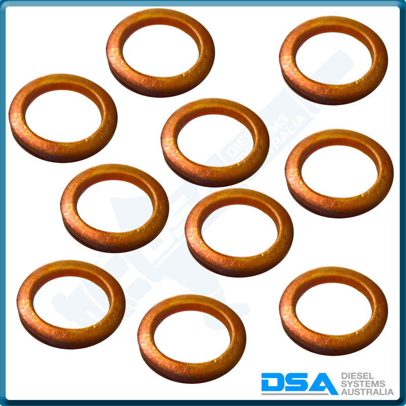 52344 Aftermarket Copper Nozzle Base Washer (20x14x2.5mm) {PKT-10}