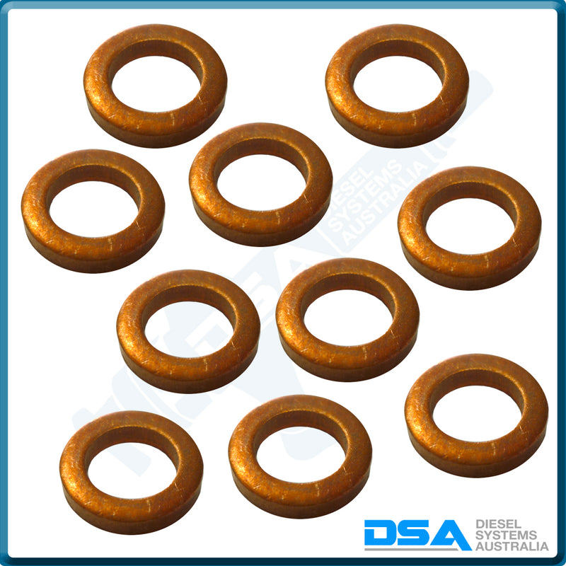 52364 Aftermarket Copper Nozzle 2 Spring Base Washer (13x8x2.5mm) {PKT-10}