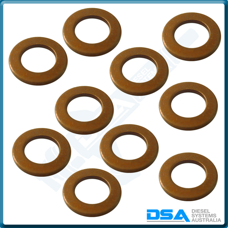 675477C1NG Aftermarket Copper Injector Base Washer (16x9.5x1.5mm) {PKT-10}