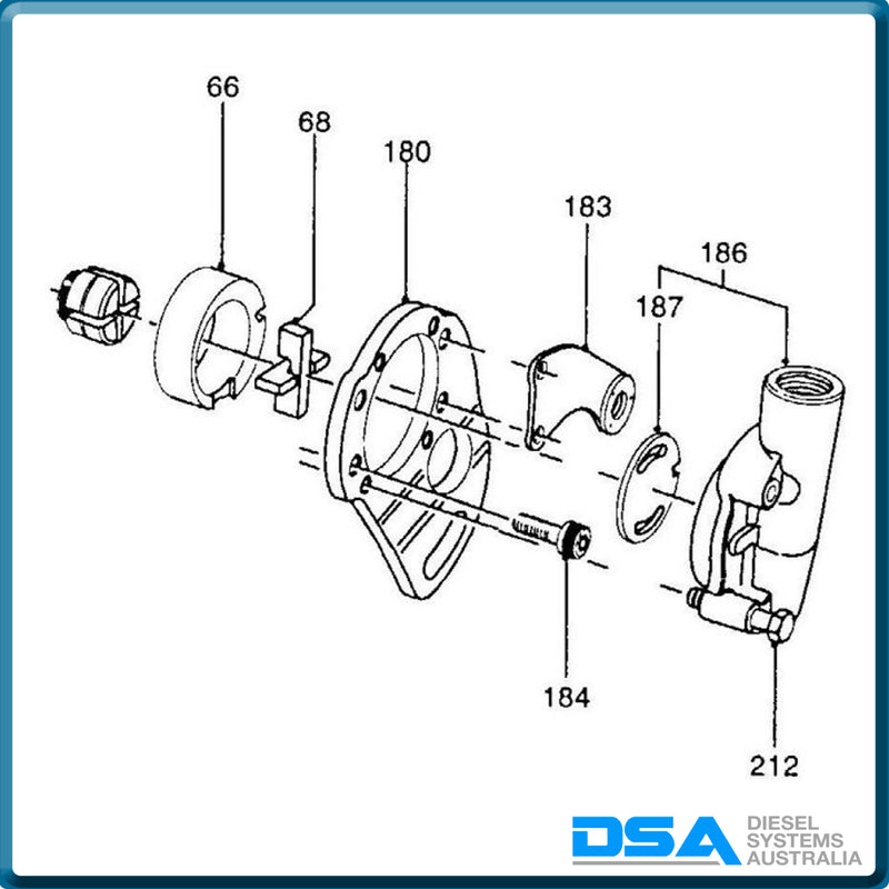7139-540NG Aftermarket Delphi DPA, DPS, DP200, DP210, DP310 Transfer Pump Liner