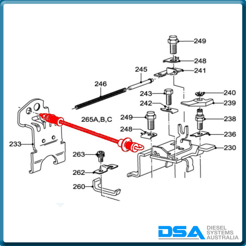 7139-754GNG Aftermarket Delphi Spring Link Assembly