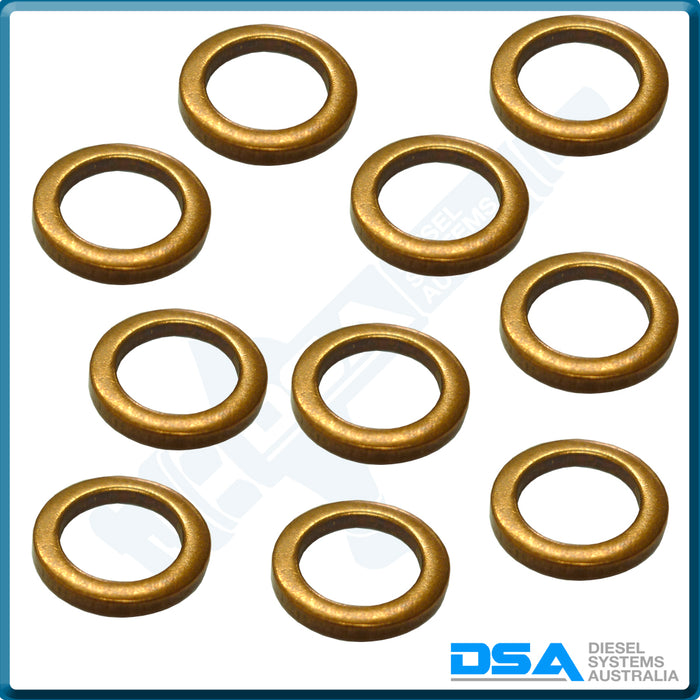 7185-815FNG Aftermarket Delphi Copper Washer (13x8x1.5mm) {PKT-10}