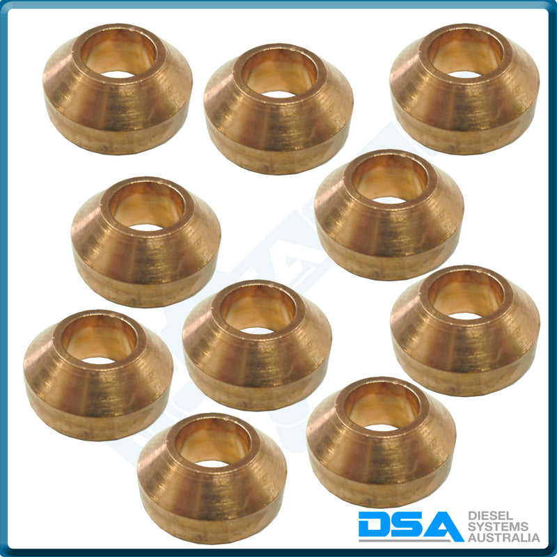 8-94125859-1NG Aftermarket Isuzu Copper Heat Shield Washer (15x7.1x6.5mm) {PKT-10}