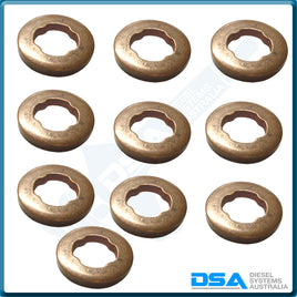 9001-850ANG Aftermarket Delphi Copper Base Washer (14x7.3x2mm) {PKT-10}