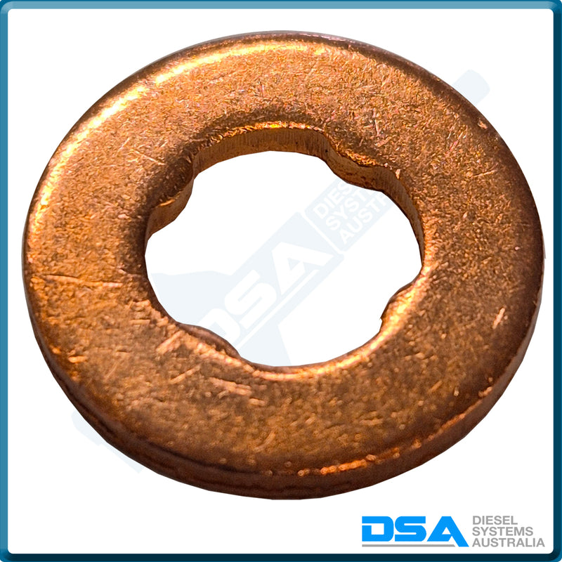 9001-850ENG Aftermarket Delphi, Mercedes Copper Washer (14x7.3x1.5mm) {PKT-10}