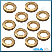 9001-850KNG Aftermarket Delphi Copper Injector Washer (12.4x7.2x2mm) {PKT-10}