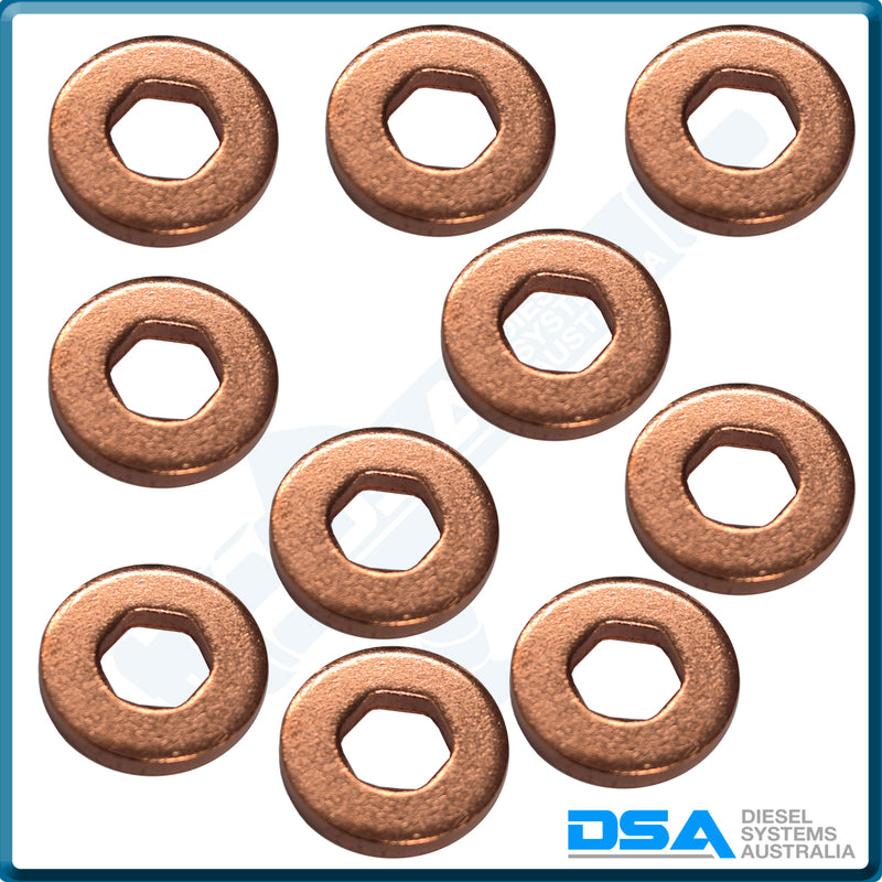 A2C59514036NG Aftermarket Siemens, Ford, Mazda Copper Base Washer (14.9x7.07x2.1mm) {PKT-10}