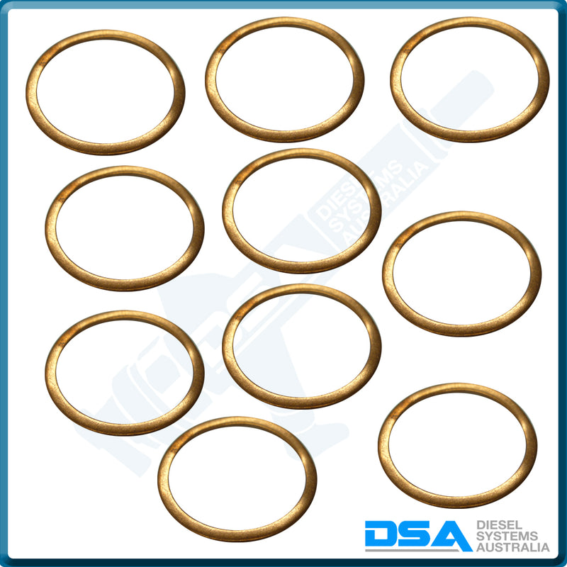 DC146NG Aftermarket Copper Washer (25.5x21x0.8mm) {PKT-10}