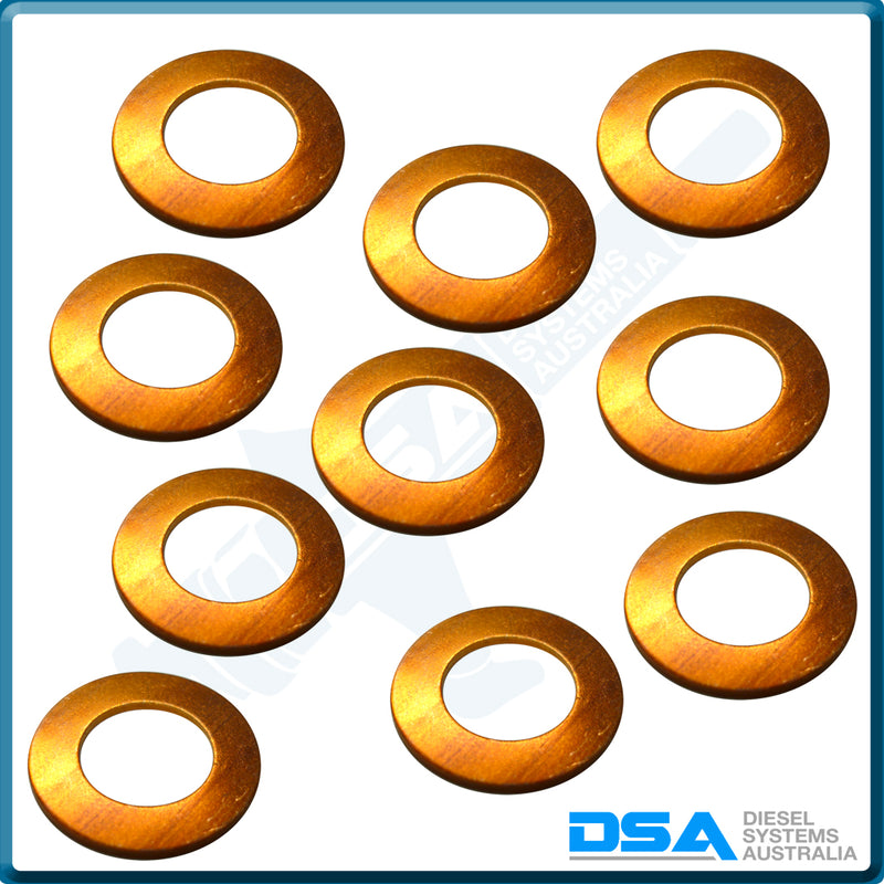 DC373NG Aftermarket Copper Washer (20x11x1mm) {PKT-10}