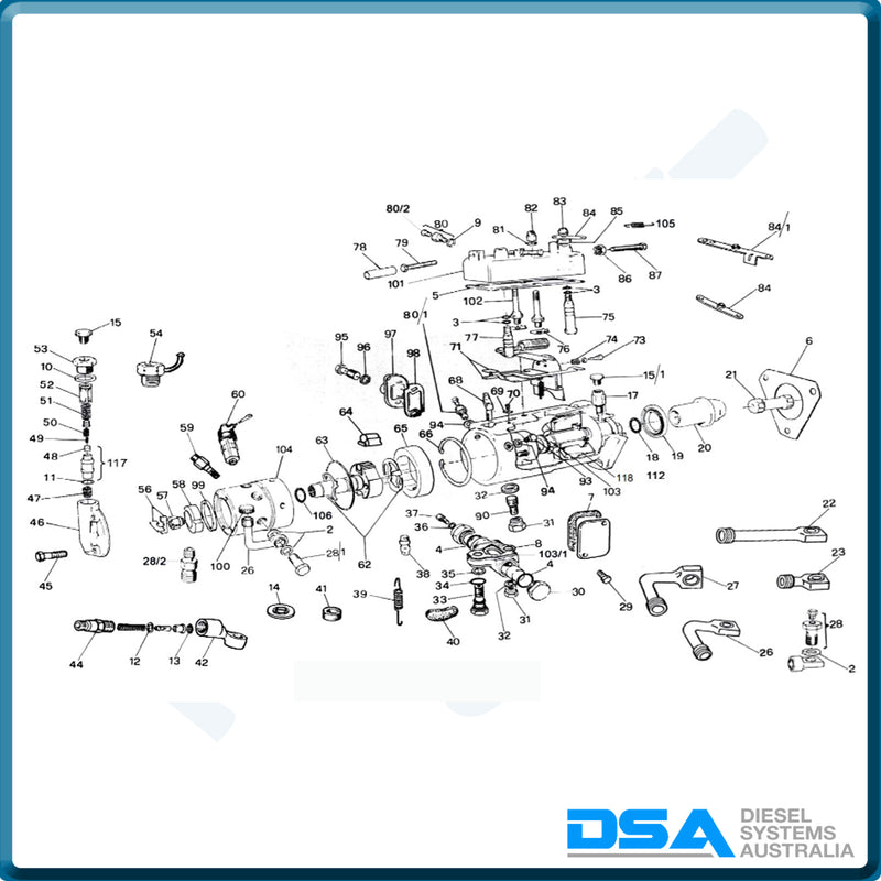 7139-223NG Aftermarket Delphi DPA Transfer Pump Liner