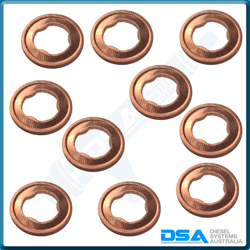 F 00B J60 128NG Aftermarket Bosch, MTU Copper Base Washer (17.6x9x1.5mm) {PKT-10}