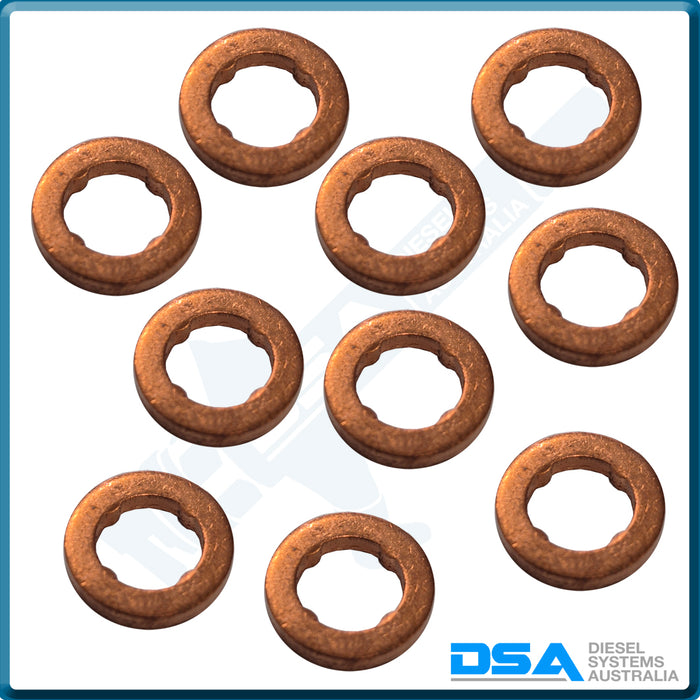 F 00V P01 008NG Aftermarket Bosch, Audi VW Copper Washer (12x7.3x2mm) {PKT-10}