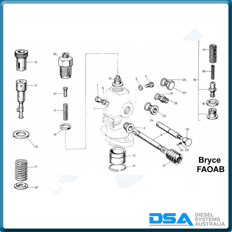 7033-361ANG Aftermarket Delphi Delivery Valve