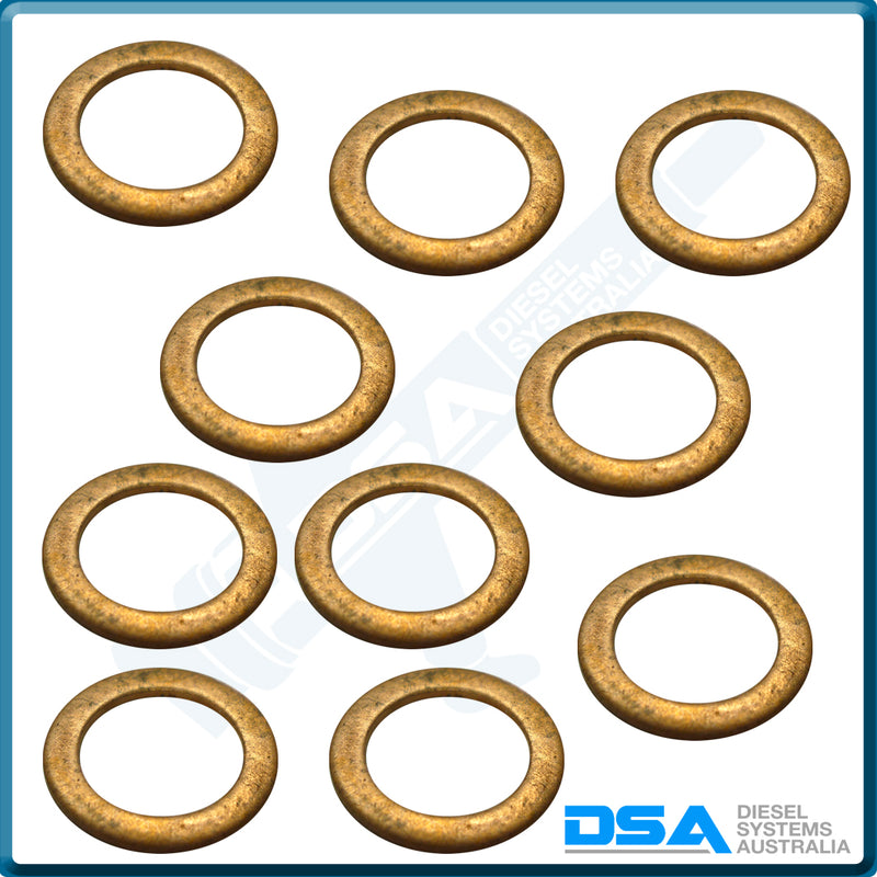 GA7724-2NG Aftermarket Ambac Copper Washer (13.8x9.25x0.8mm) {PKT-10}
