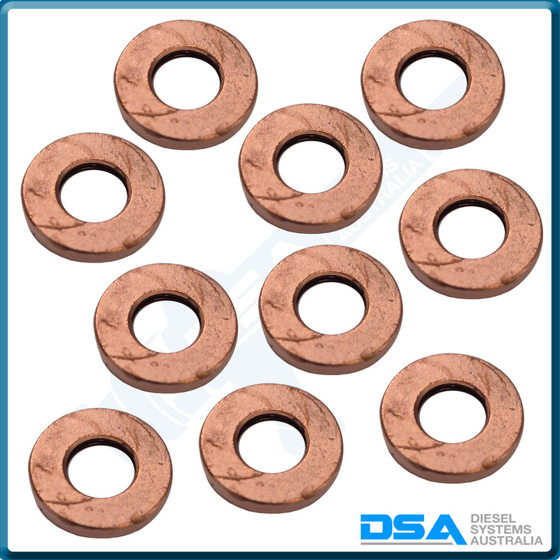 GK2Q-9M577-AANG Aftermarket Siemens, Ford Copper Base Washer (14.5x7x2mm) {PKT-10}