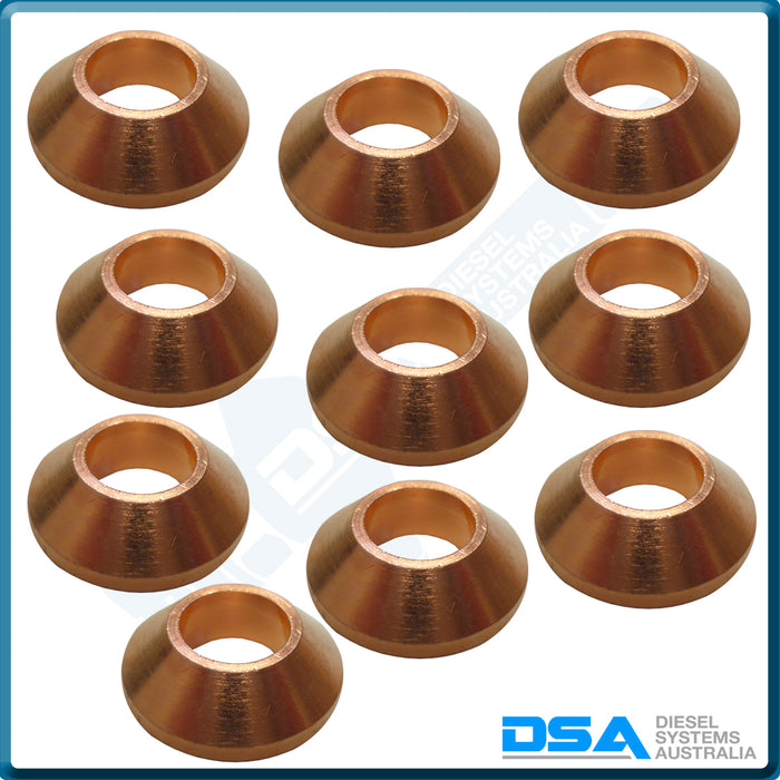 ME016564NG Aftermarket Mitsubishi Copper Heat Shield Washer (15x7.2x4.7mm) {PKT-10}