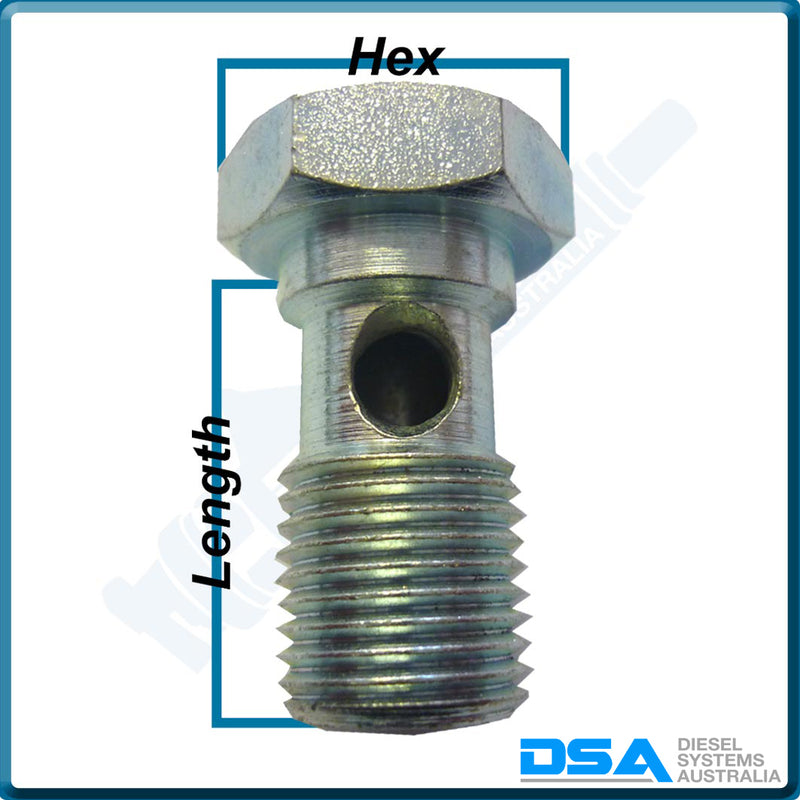 PI-7704 Banjo Bolt (1/2"x20UNF)