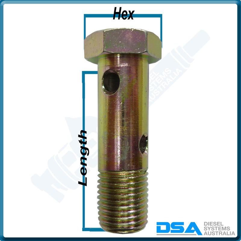 PI-8447-1 Double Banjo Bolt (14x1.5mm)