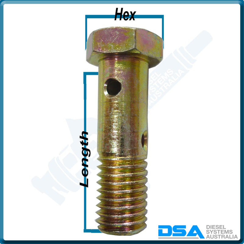 PI-8447-2 Double Banjo Bolt (10x1.5mm)