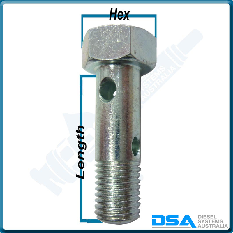 PI-8447 Double Banjo Bolt (8x1mm)