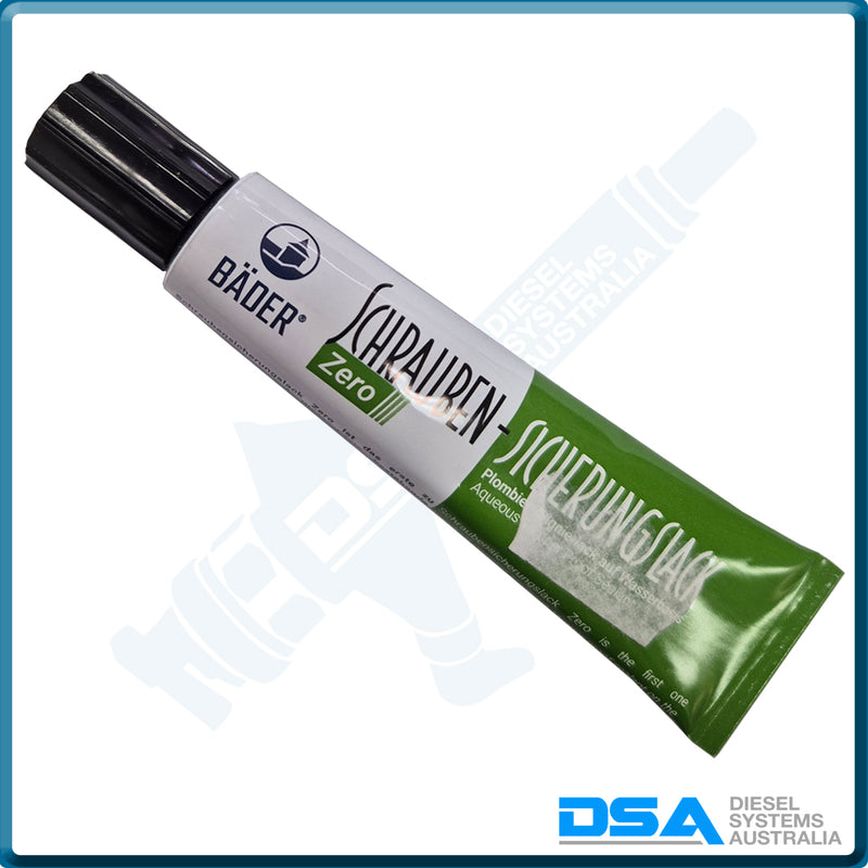 RED ZERO SEAL LAC Zero Tamper Proof Sealant-Sealing Lacquer