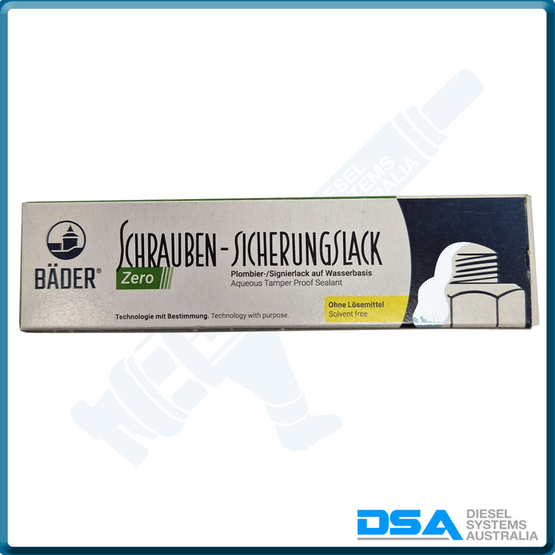 WHITE ZERO SEAL LAC Zero Tamper Proof Sealant-Sealing Lacquer