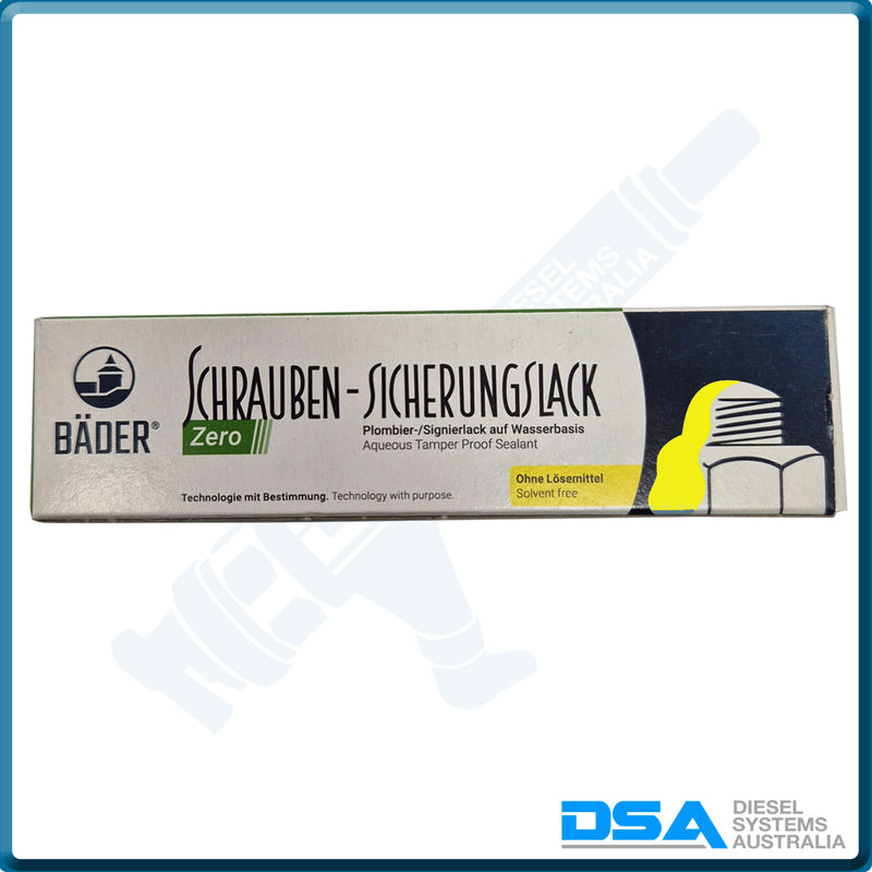 YELLOW ZERO SEAL LAC Zero Tamper Proof Sealant-Sealing Lacquer