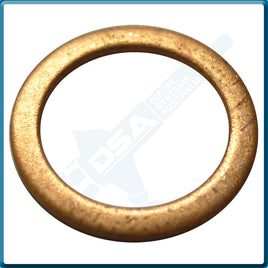 21005NG Aftermarket Delphi Copper Leak Off Washer (14x10x1mm) {PKT-10}